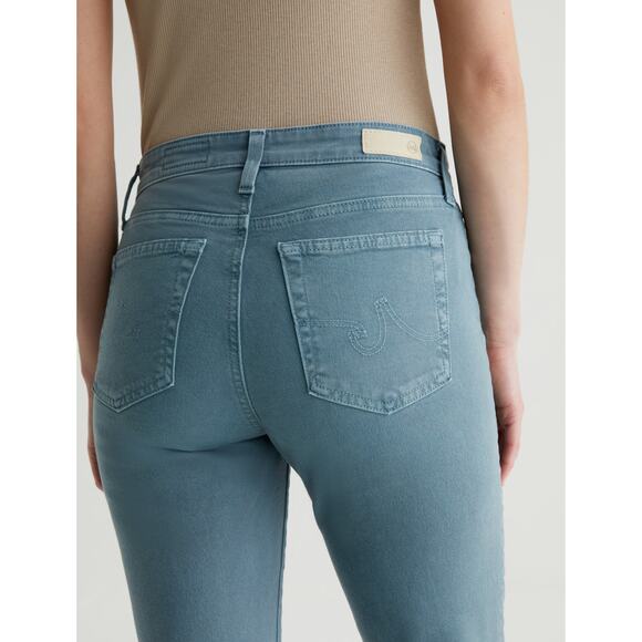 AG Denim - AG Prima Cigarette Ankle Jeans Green/Blue 32x28 NWT, Sold Out!